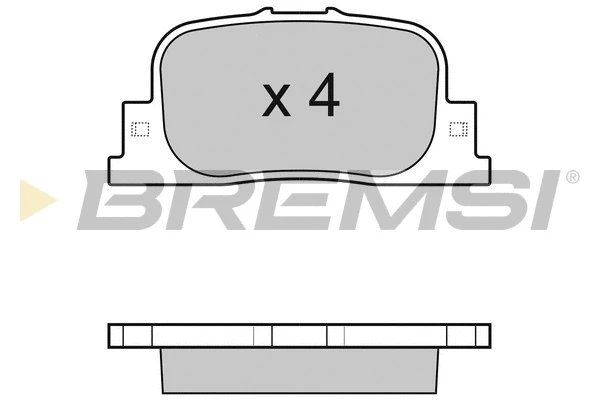 Brake Pad Set, disc brake (BP3063)