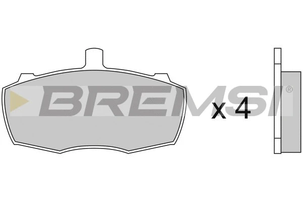 Brake Pad Set, disc brake (BP2252)
