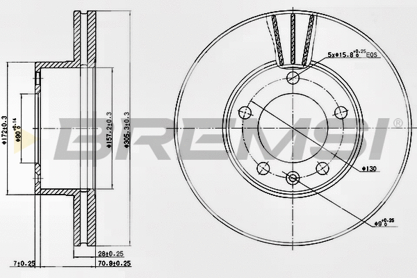 Brake Disc (CD7217V)