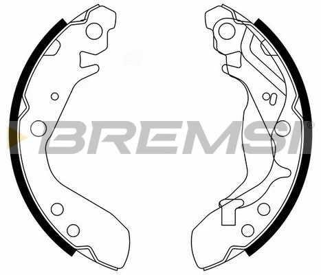 Brake Shoe Set (GF0712)