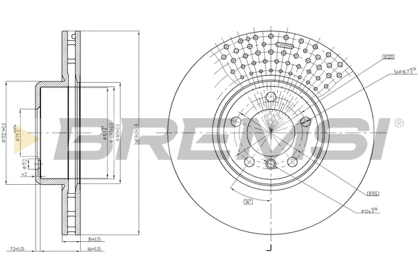 Brake Disc (CD8403V)