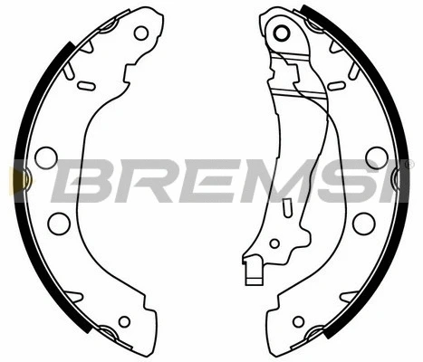 Brake Shoe Set (GF0407)