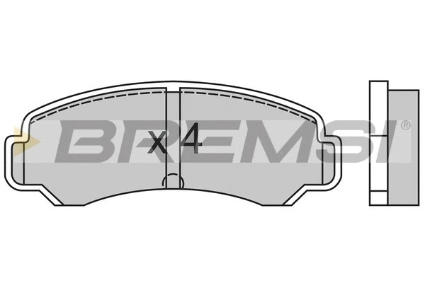 Brake Pad Set, disc brake (BP2359)
