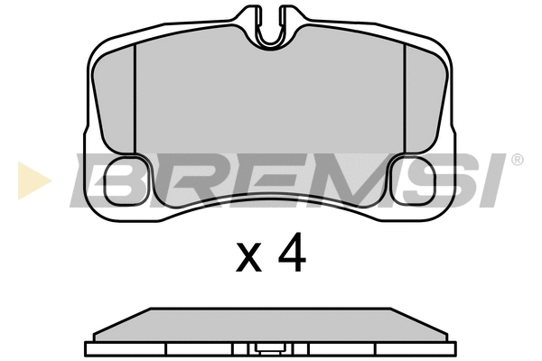 Brake Pad Set, disc brake (BP3727)