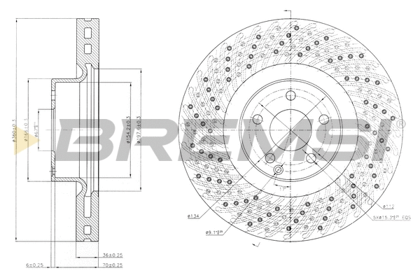 Brake Disc (CD7662V)