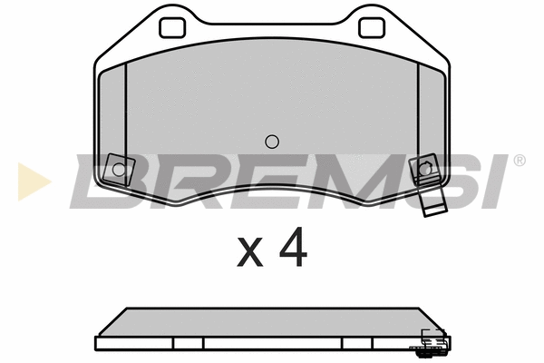 Brake Pad Set, disc brake (BP3675)