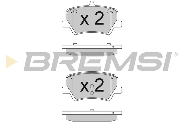 Brake Pad Set, disc brake (BP3839)