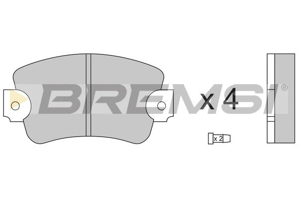 Brake Pad Set, disc brake (BP2132)