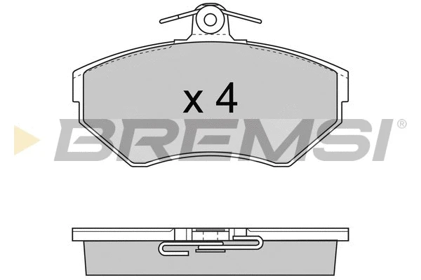 Brake Pad Set, disc brake (BP2674)