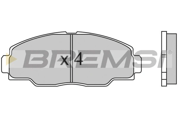 Brake Pad Set, disc brake (BP2540)