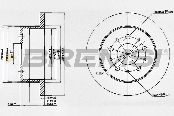 Brake Disc (CD7144S)