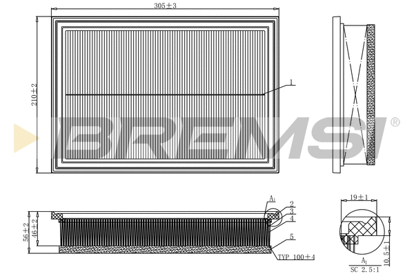 Air Filter (FA1158)