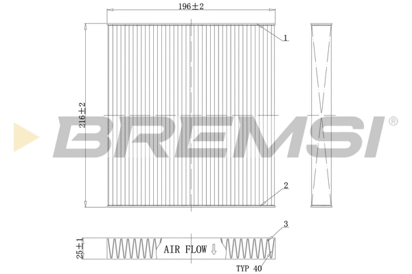 Filter, cabin air (FC0988)