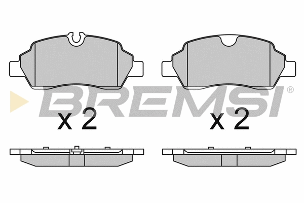 Brake Pad Set, disc brake (BP3652)