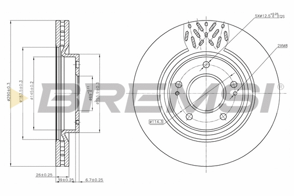 Brake Disc (CD7659V)