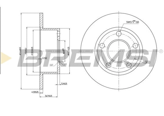 Brake Disc (CD6321S)