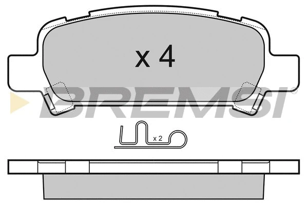 Brake Pad Set, disc brake (BP3056)