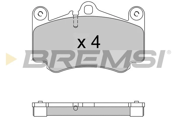 Brake Pad Set, disc brake (BP3572)