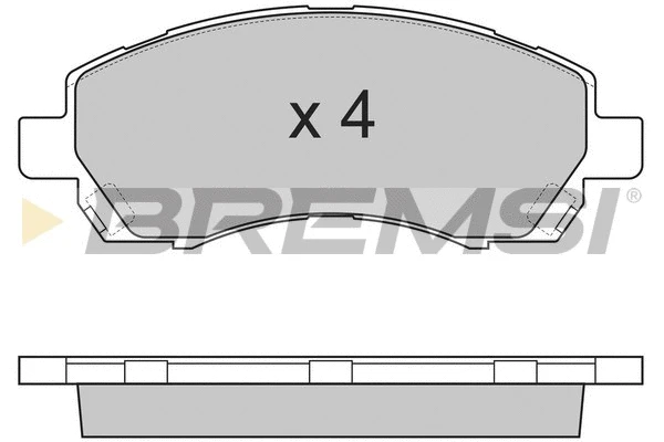 Brake Pad Set, disc brake (BP2820)