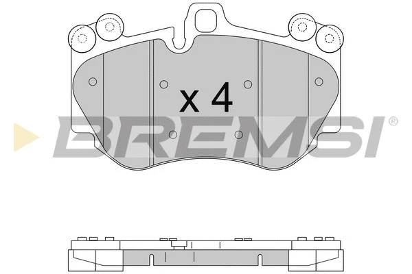 Brake Pad Set, disc brake (BP3568)