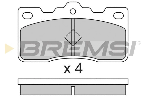 Brake Pad Set, disc brake (BP2306)