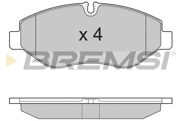 Brake Pad Set, disc brake (BP3324)