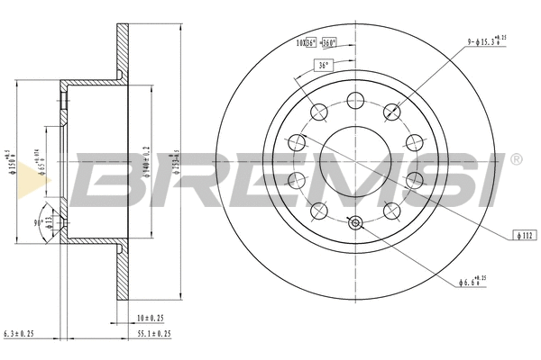 Brake Disc (CD7334S)