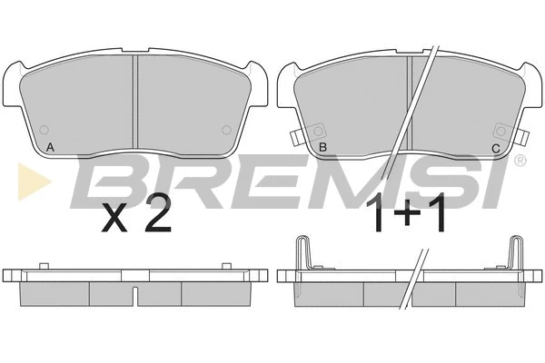 Brake Pad Set, disc brake (BP2902)