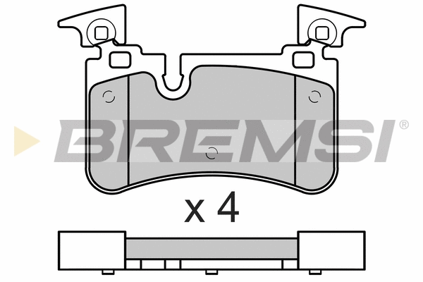Brake Pad Set, disc brake (BP3676)