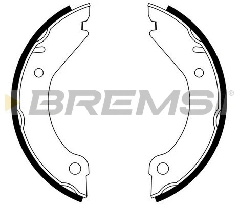 Brake Shoe Set, parking brake (GF0603)