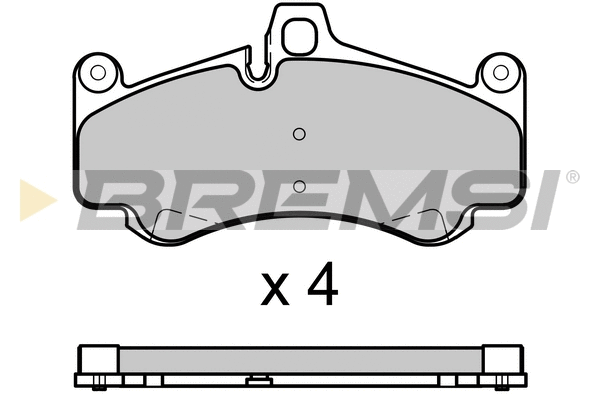 Brake Pad Set, disc brake (BP3726)