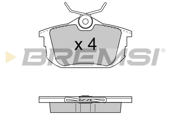 Brake Pad Set, disc brake (BP2742)