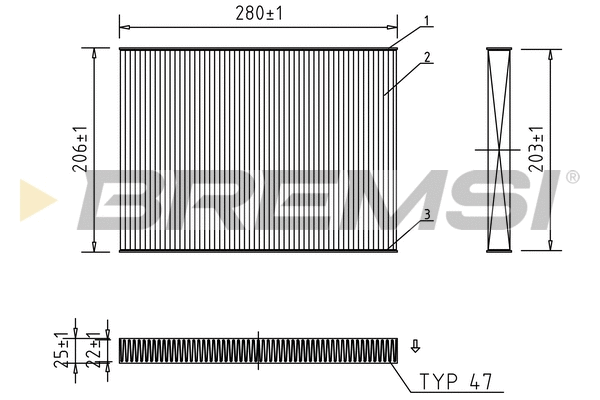 Filter, cabin air (FC0084)