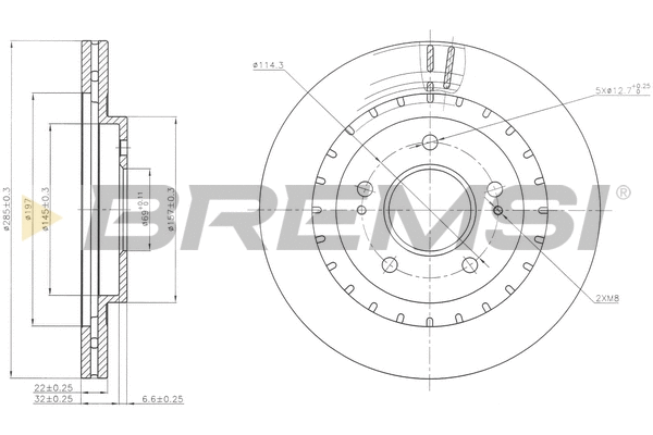 Brake Disc (CD7399V)