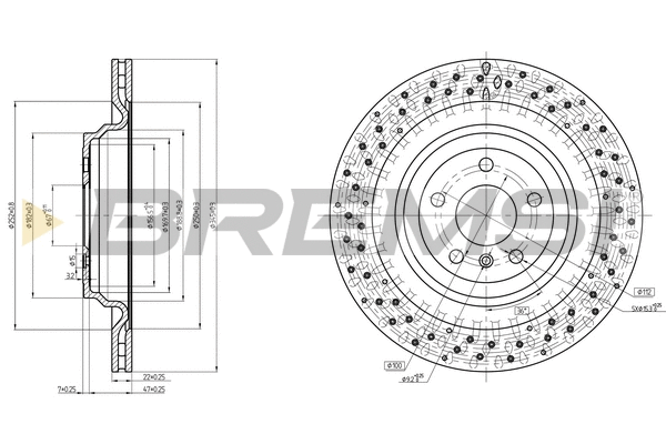 Brake Disc (CD8214V)