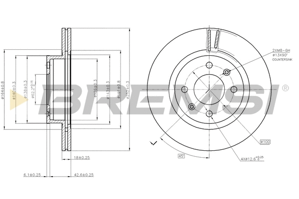 Brake Disc (CD7792V)