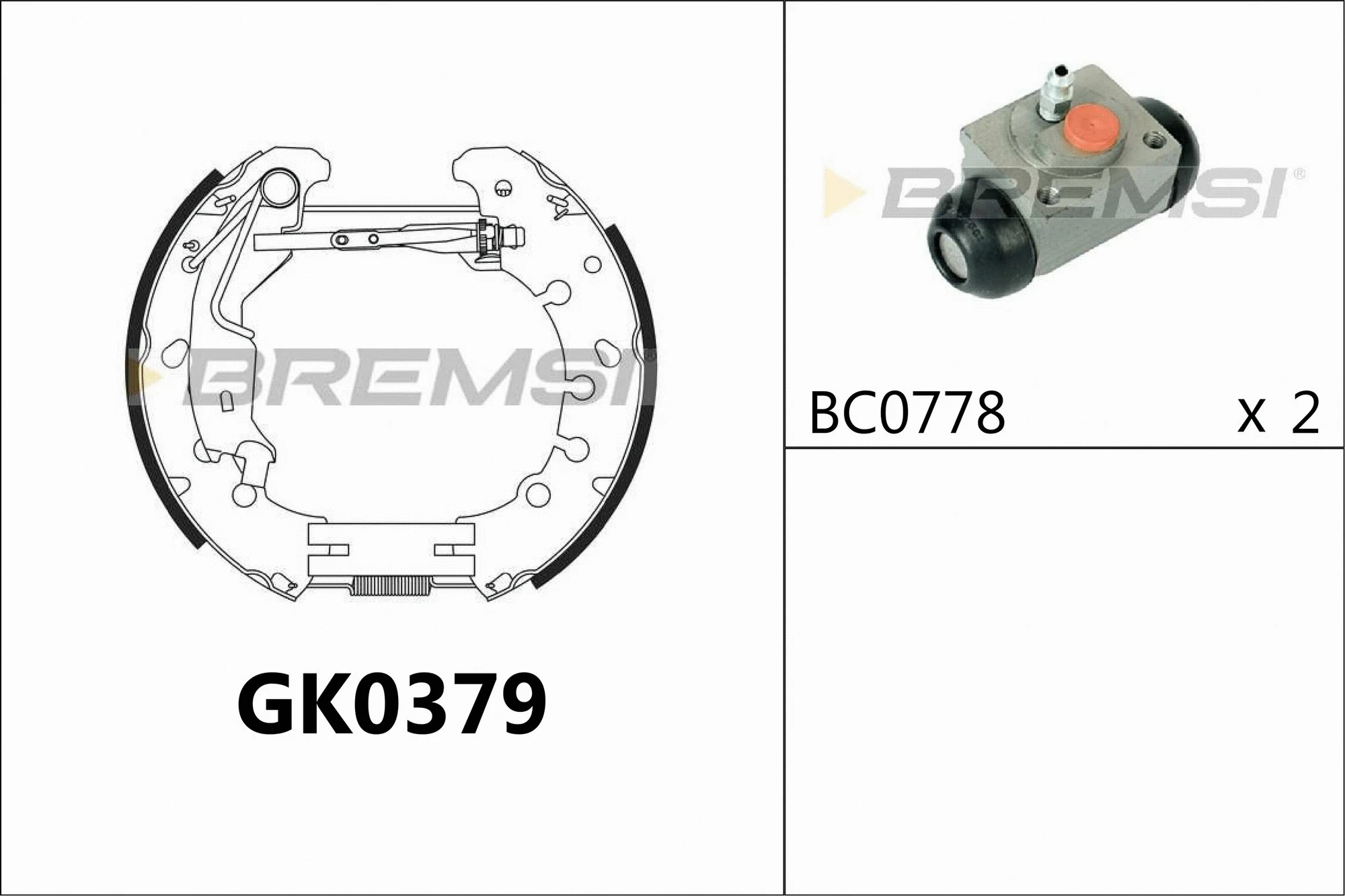 Brake Shoe Set (GK0379)