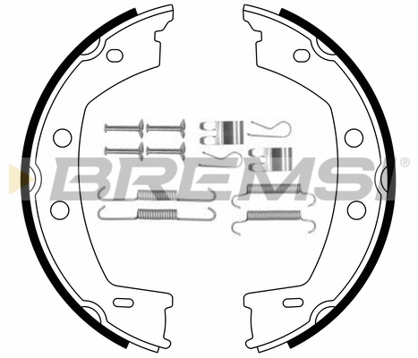 Brake Shoe Set, parking brake (GF0442-1)