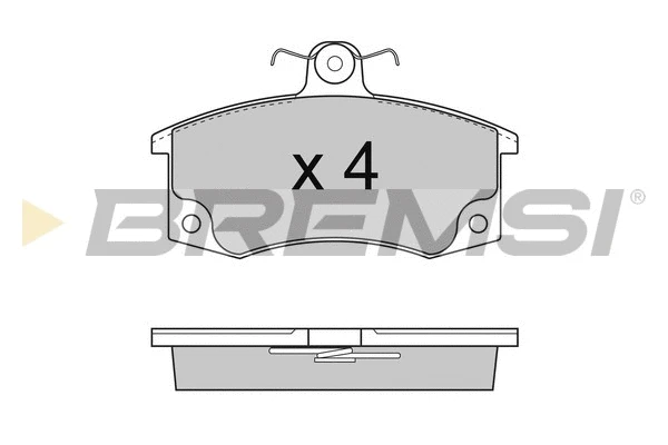 Brake Pad Set, disc brake (BP2735)