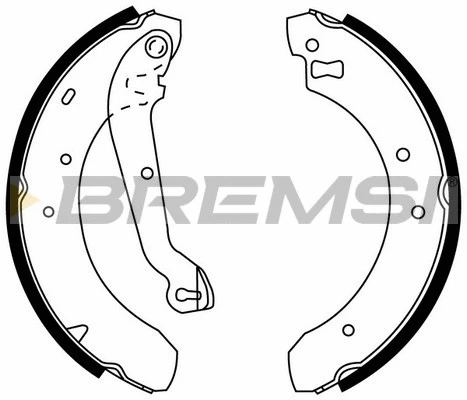 Brake Shoe Set (GF0222)