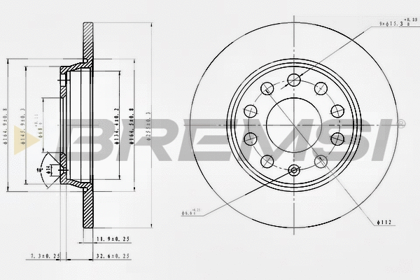 Brake Disc (CD7425S)
