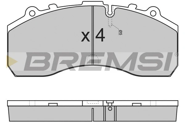 Brake Pad Set, disc brake (BP7278)
