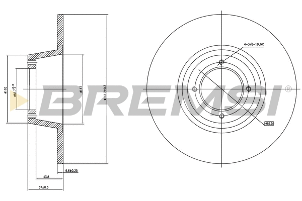 Brake Disc (CD6559S)