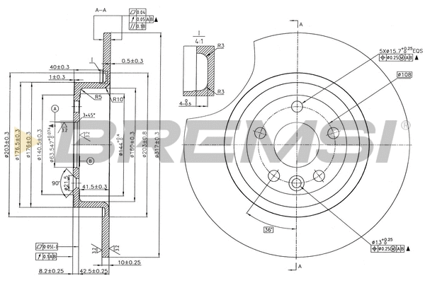 Brake Disc (CD8771V)