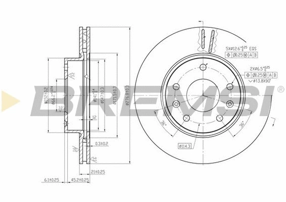 Brake Disc (CD7151V)