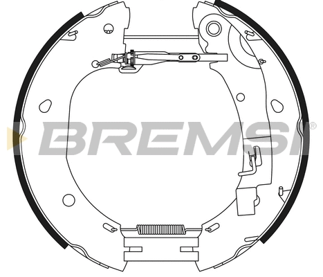 Brake Shoe Set (GK0386)
