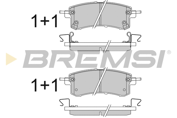 Brake Pad Set, disc brake (BP3823)