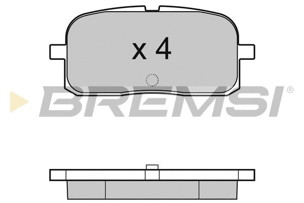 Brake Pad Set, disc brake (BP2988)