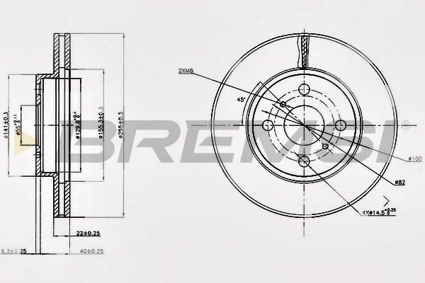 Brake Disc (CD7779V)