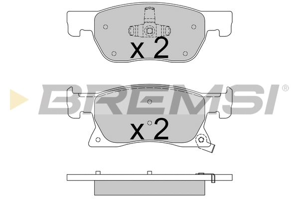 Brake Pad Set, disc brake (BP3739)